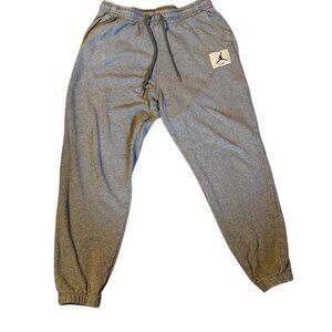 Men's Nike Jordan Gray Sweatpants XL - Like New, Jogger Cuff, Drawstring